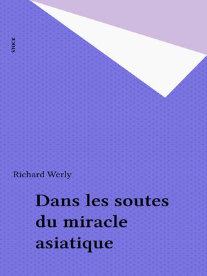 cover image of Dans les soutes du miracle asiatique